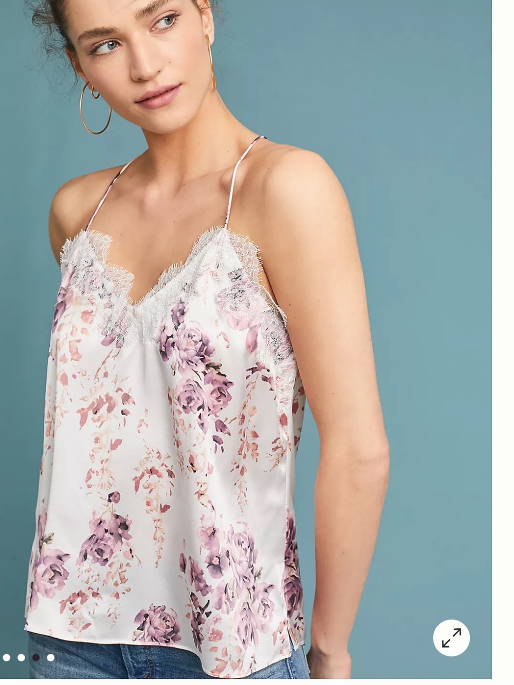 CAMI NYC Silk Charmeuse Cami Size Large